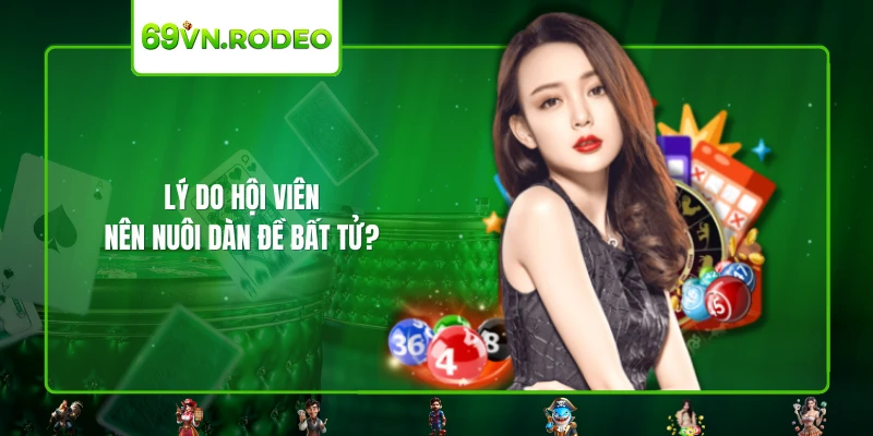 Lý do hội viên nên nuôi dàn đề bất tử? Lý do hội viên nên nuôi dàn đề bất tử?